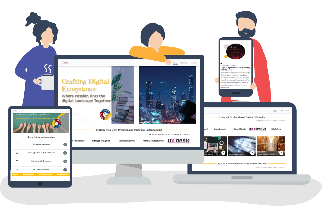 Website development:
